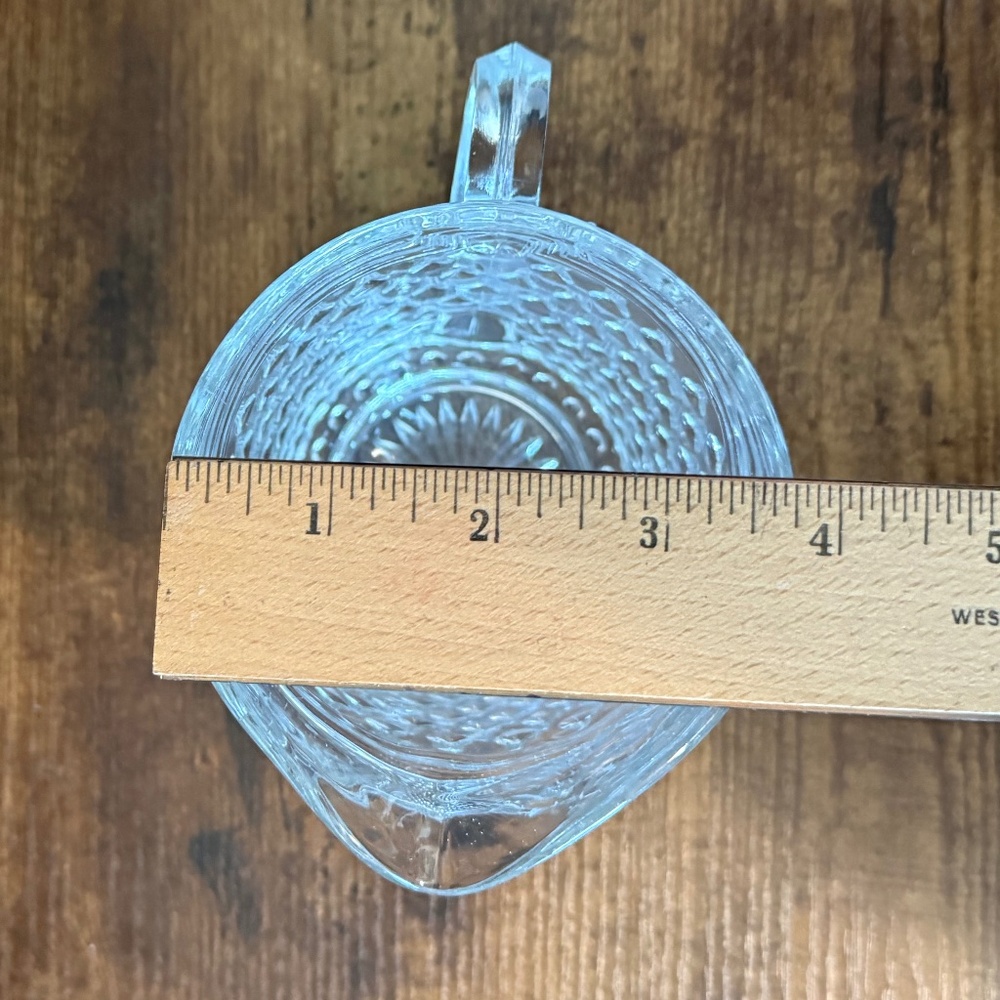 Hobnail Mini Glass Pitcher - Picture 11 of 11